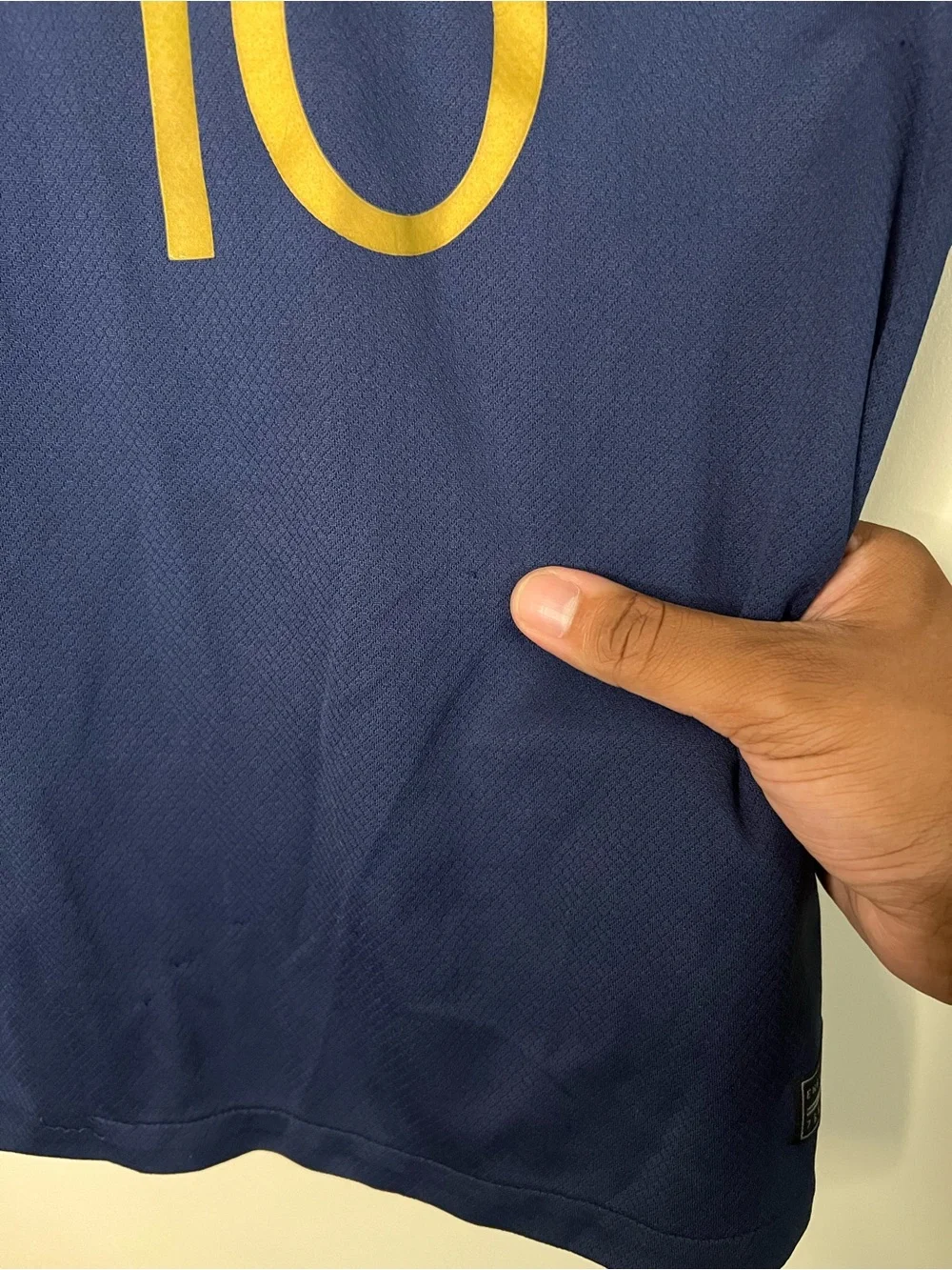 2022 2023 Nike DN0788-410 France Kylian Mbappe World Cup Home Jersey Youth M